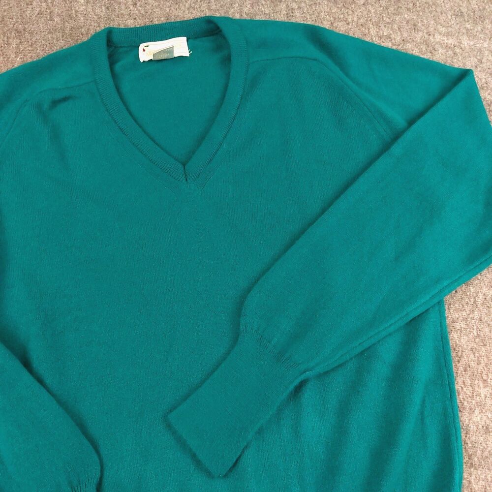 VTG Arnold Palmer by Robert Bruce V Neck Sweater Arnie Men's Small Grandpa Core